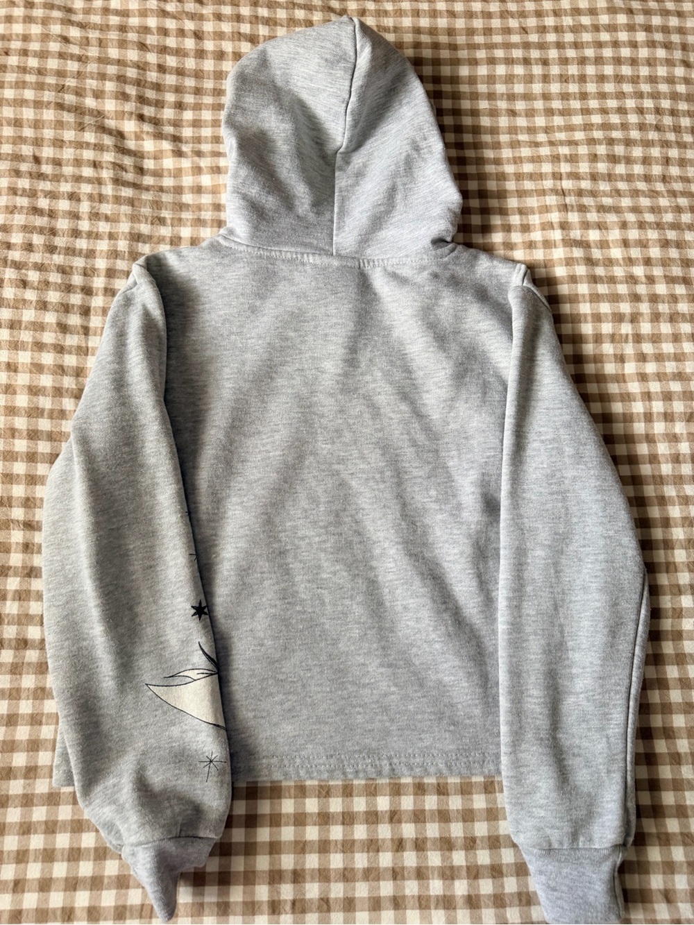 Disney The Nightmare Before Christmas Jack & Sally Light Grey Pullover Hoodie - Picture 5 of 6